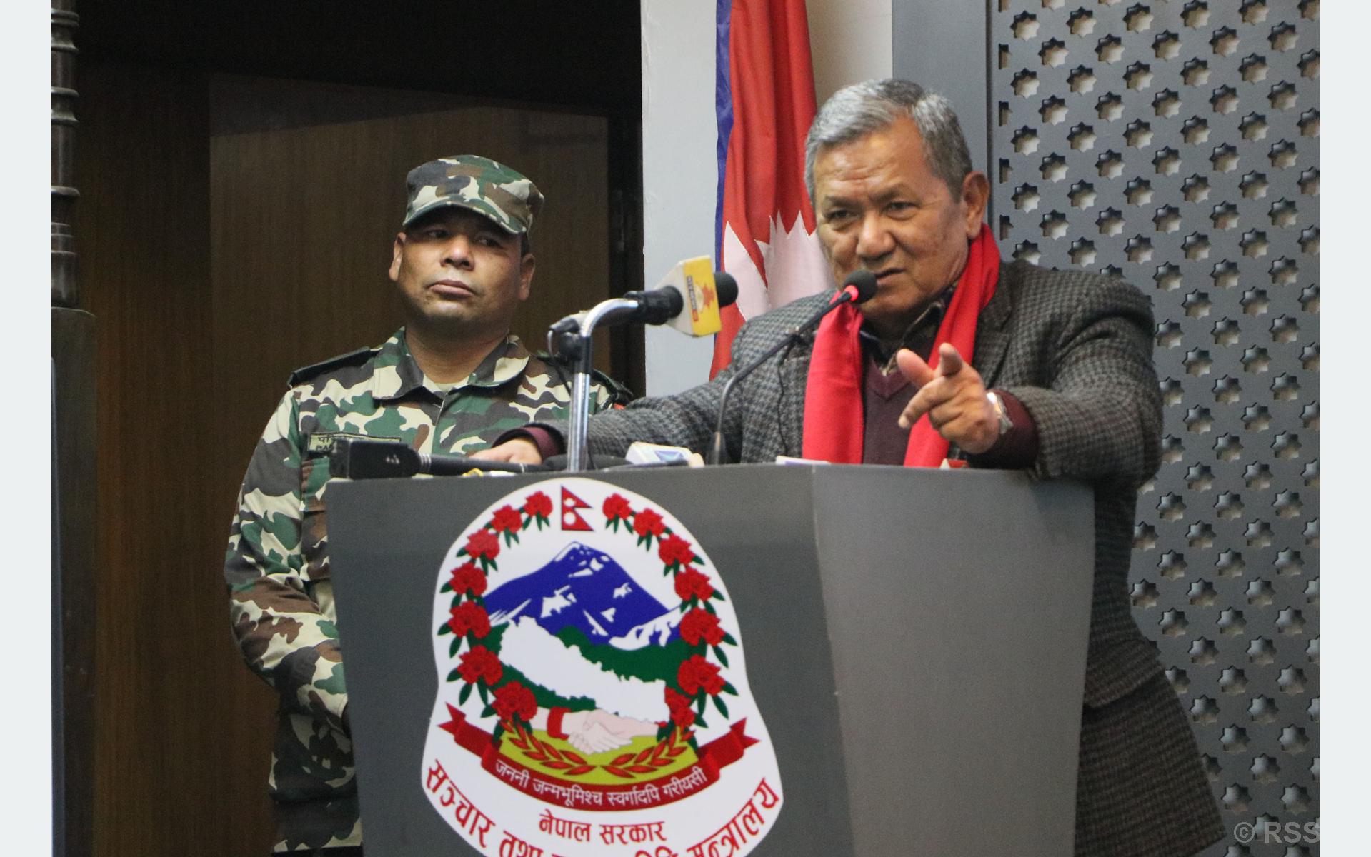 Rumour spread from undisclosed source is meaningless: Minister Gurung