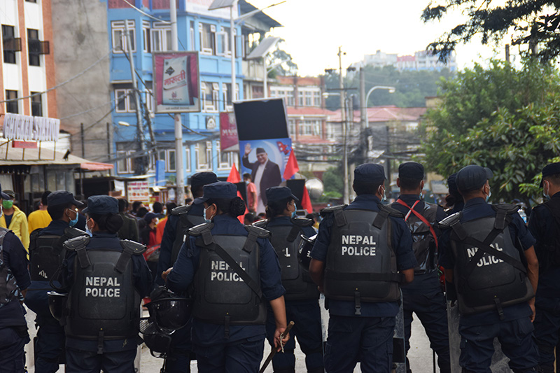 In Pictures: Protest against apex court’s decision to appoint new PM