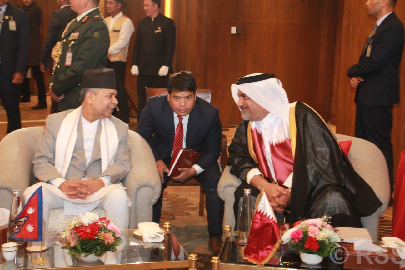 Vice President attends Qatar’s National Day reception