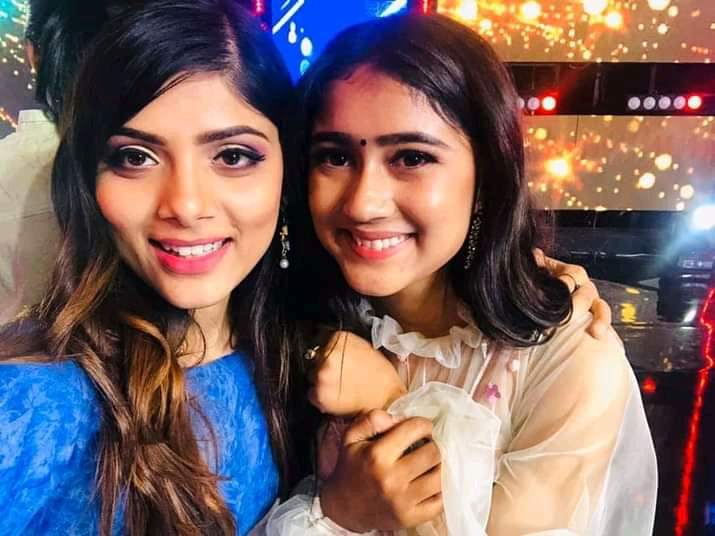 Asmita and Rachna perform together in Dharan