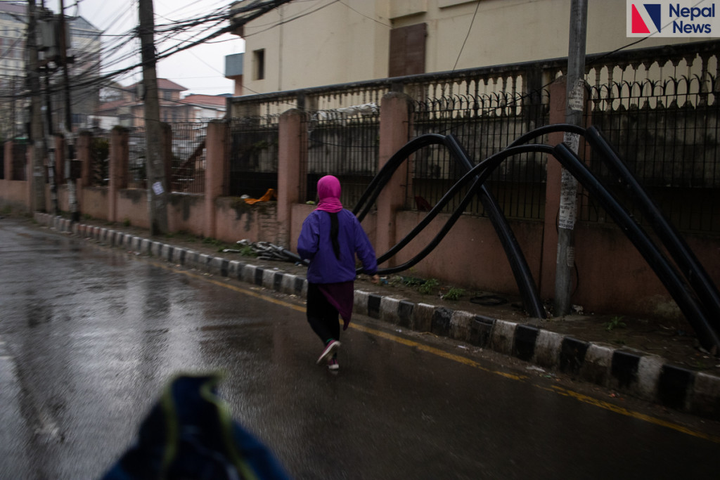 Light rain likely to occur in Kathmandu this afternoon