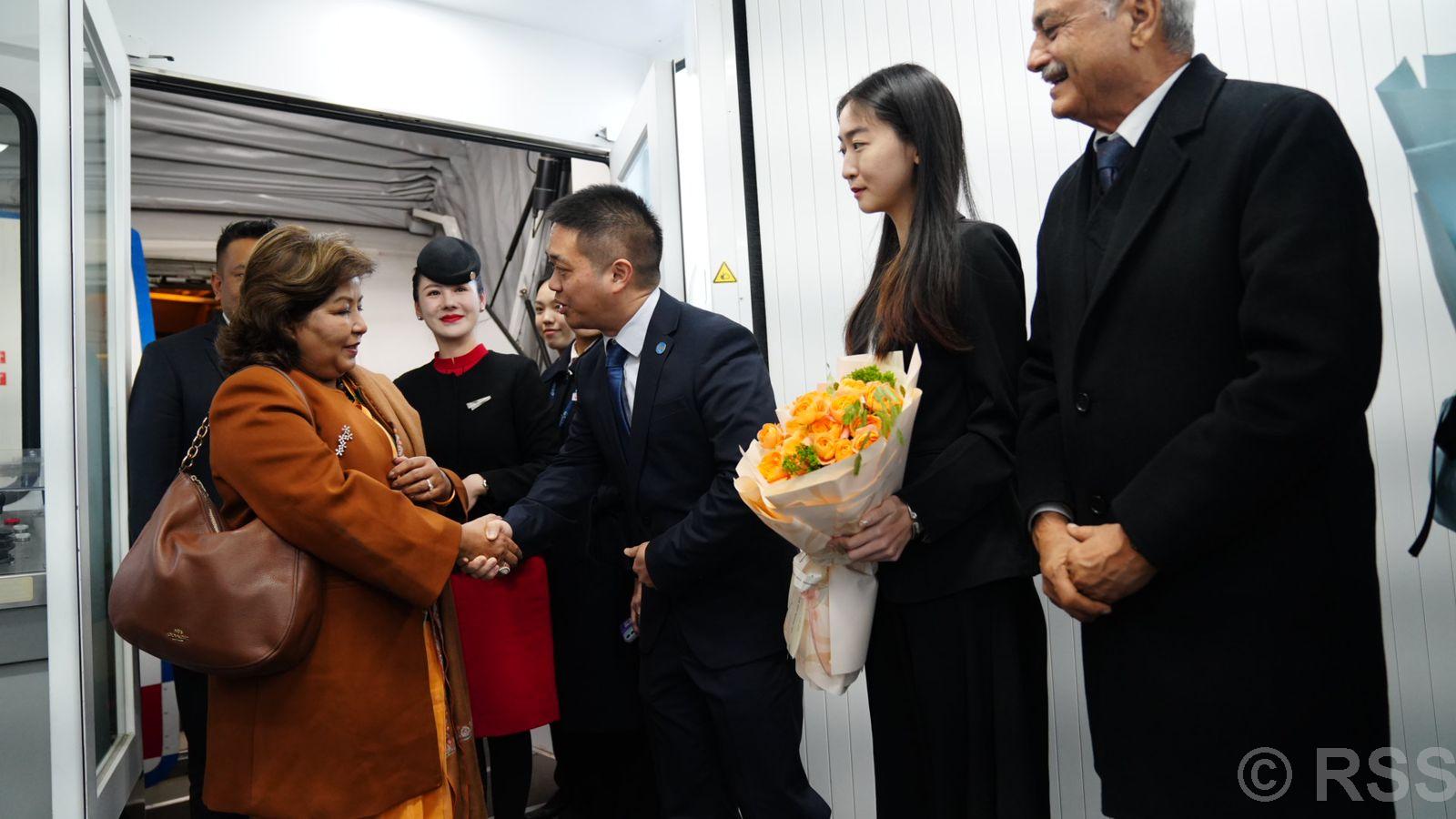 Foreign Minister Rana in Chengdu