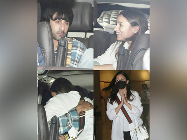 Ranbir surprises Alia as she arrives back from shoot