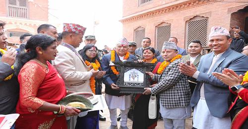 President Paudel observes Madhavnarayan Mela