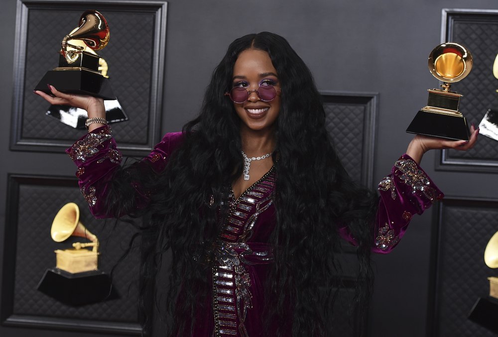 After top Grammy win, singer H.E.R. is heading to the Oscars