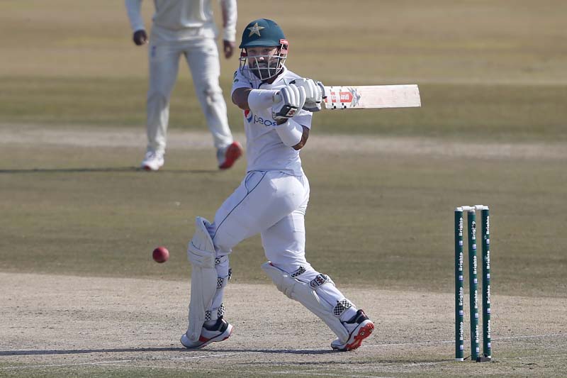 Rizwan’s 73 not out stretches Pakistan lead to 288 in 2nd test