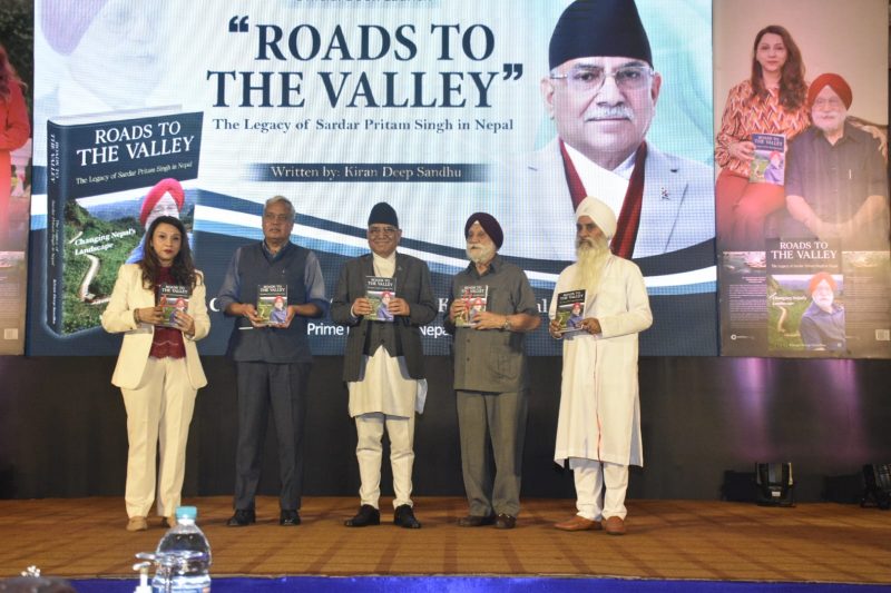 PM Dahal releases book titled ‘Roads to Valley’