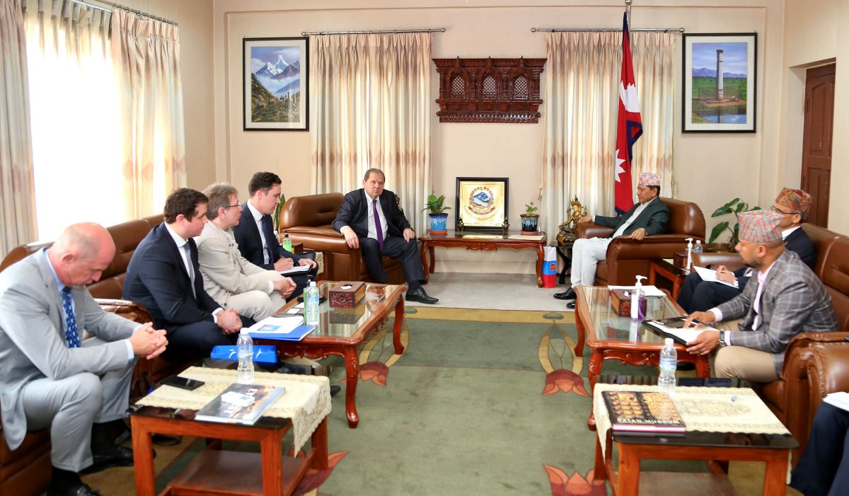 Russian Ambassador calls on Foreign Minister Shrestha