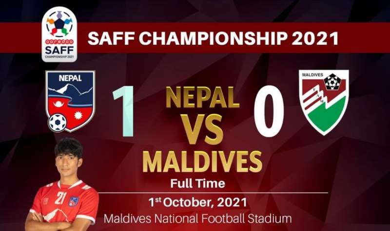 SAAF Championship: Nepal defeats Maldives