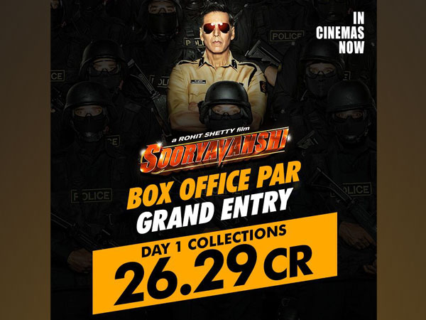 ‘Sooryavanshi’ mints Rs 26.29 cr on opening day