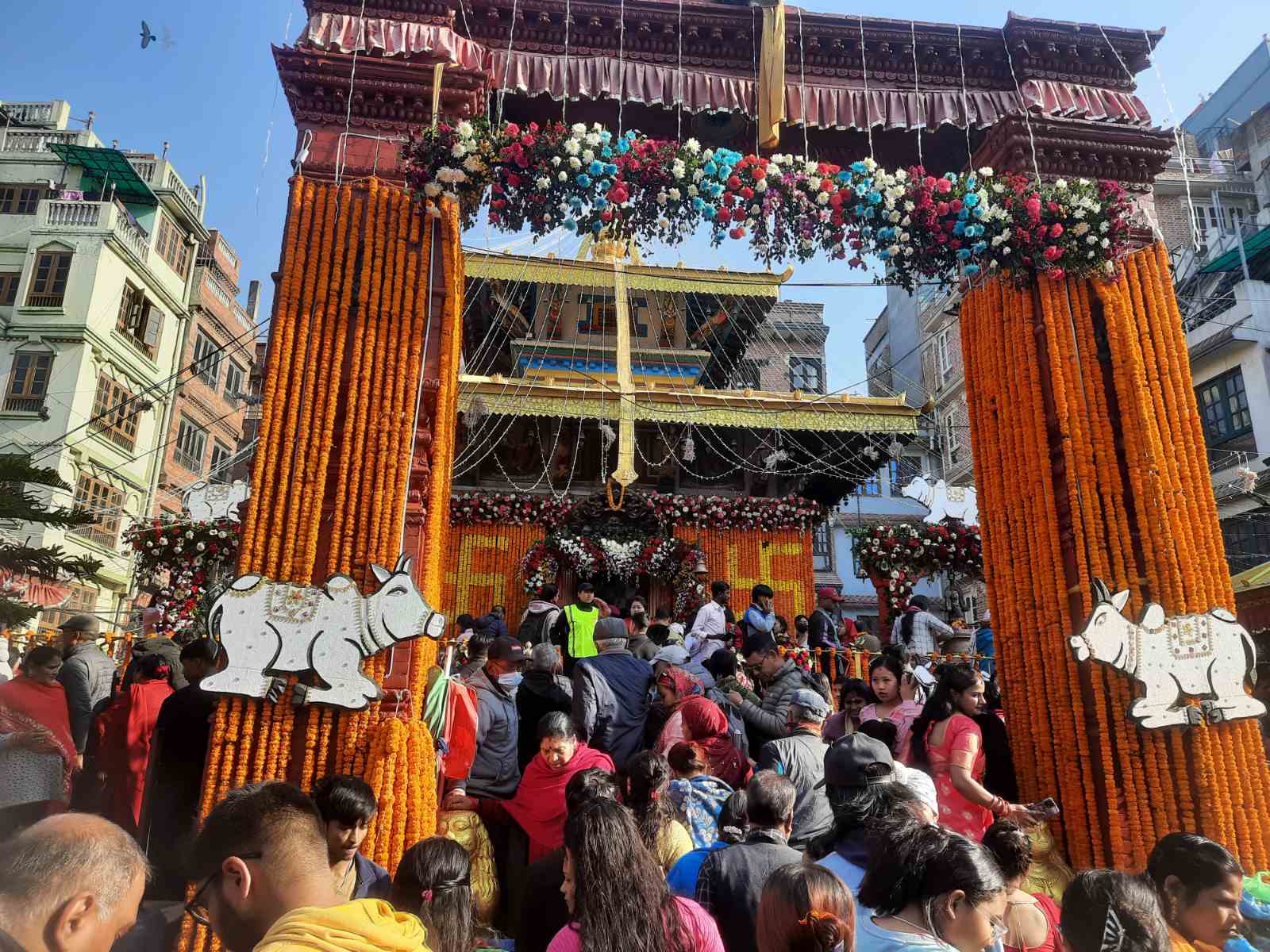 Glimpses of devotees at Shiva temples on Shivaratri