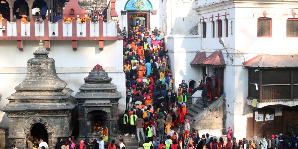 Over 400 thousand devotees worship Pashupatinath so far today