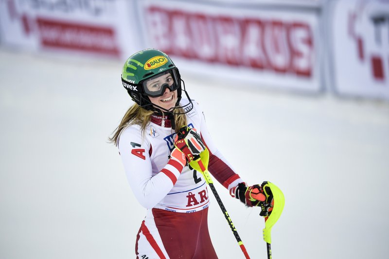 Liensberger ends Austrian 6-year wait for women’s slalom win