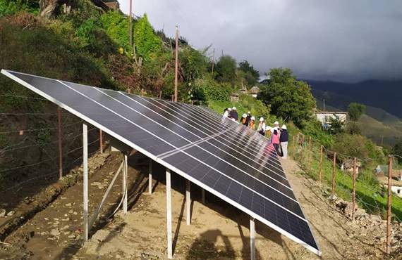 Largest solar power project of Nepal