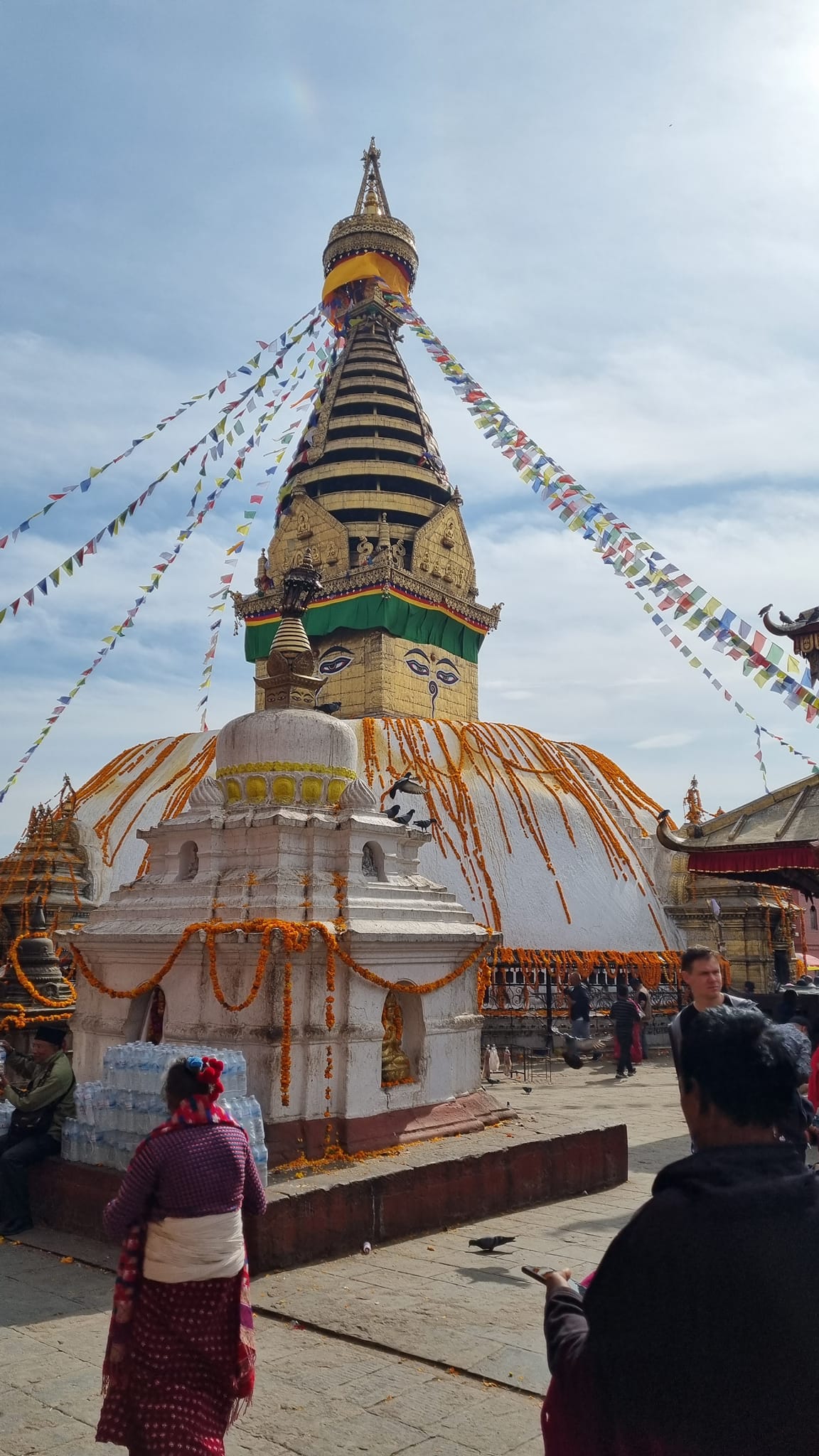 Renovation of Swoyambhunath Stupa completed