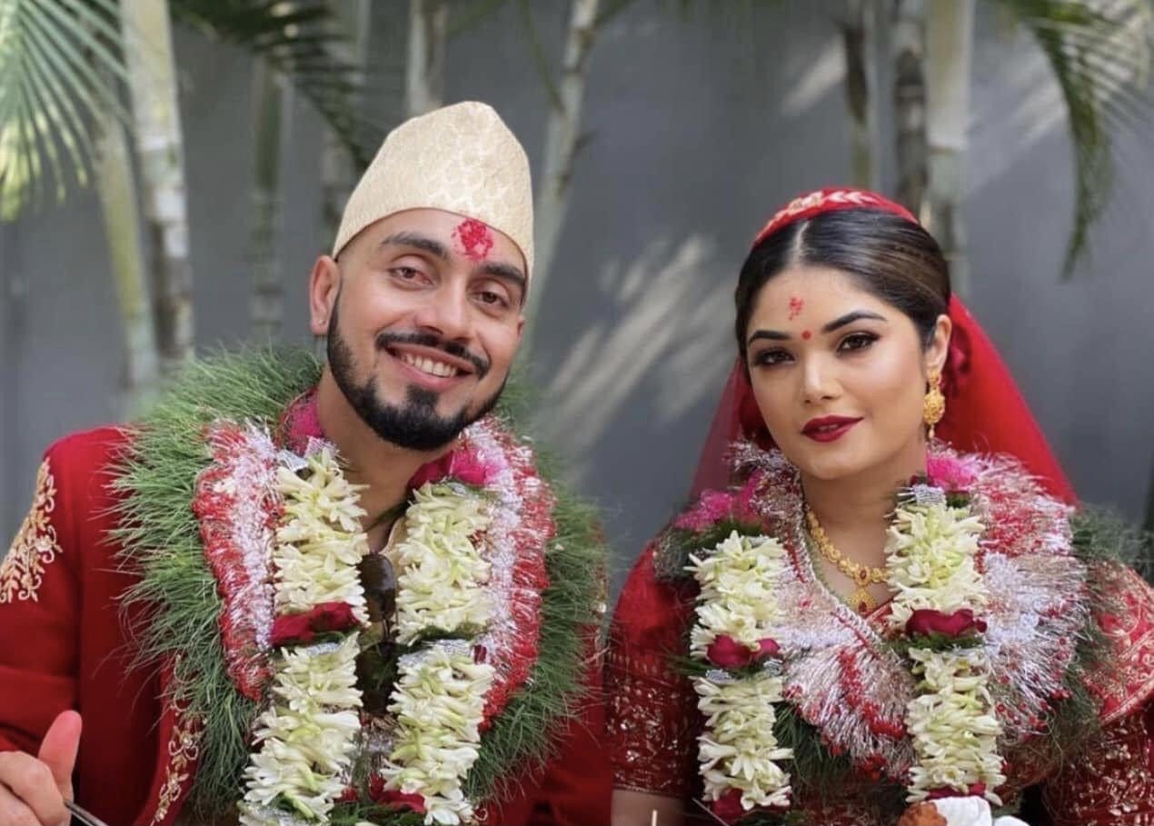 Singer Prabisha Adhikari marries Nirman Sitaula