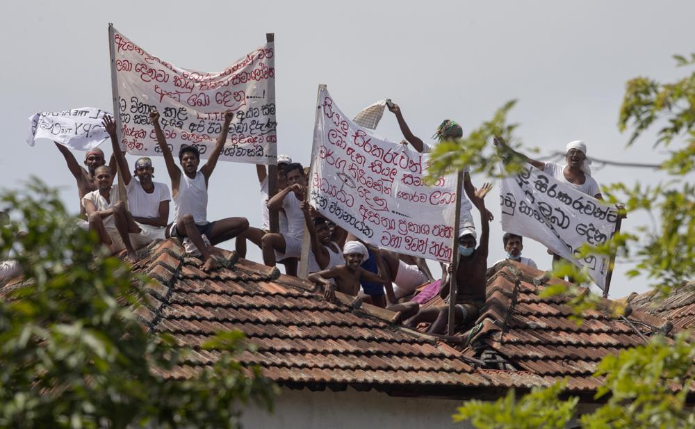 Death row inmates protest in Sri Lanka