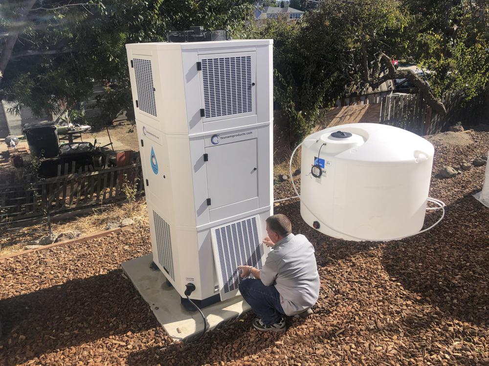 In Cal., some buy machines that make water out of air