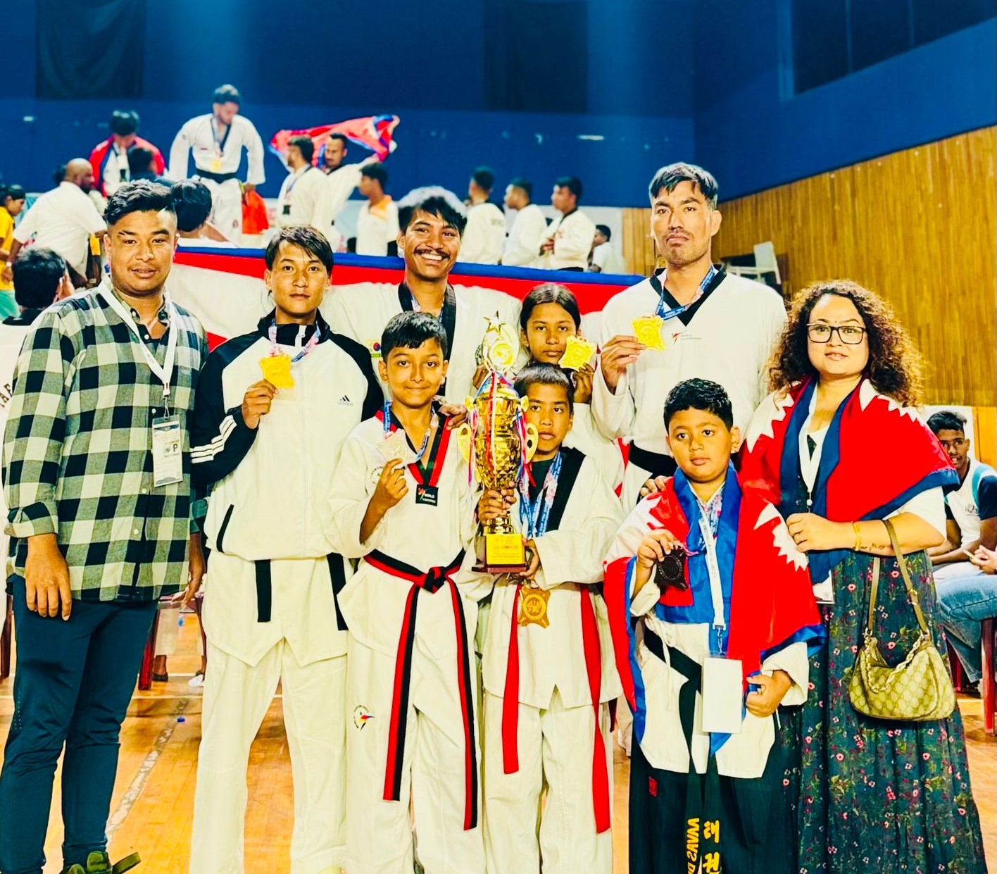 Seven medals including five gold for Nepal