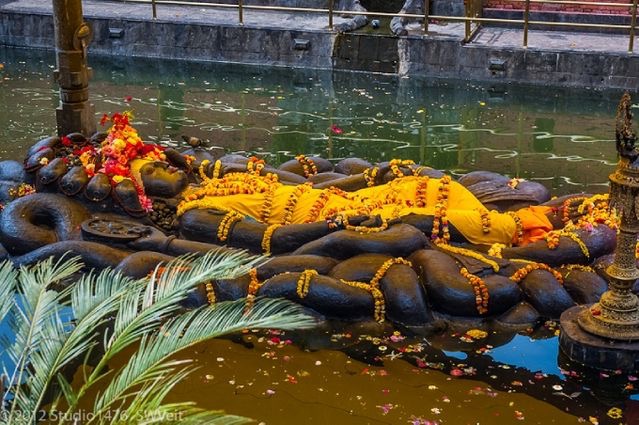 Haribodhani Ekadashi fair in Budhanilkantha