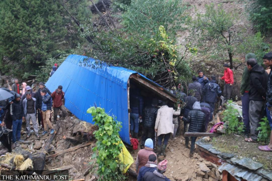 Floods and landslides claim 10 lives in Jumla; one goes missing