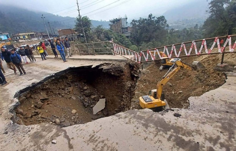 Prithvi Highway obstructed again