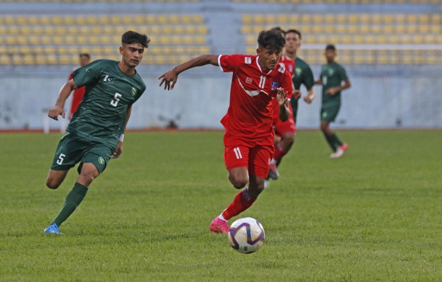 Nepal lost to Pakistan in SAFF U-19