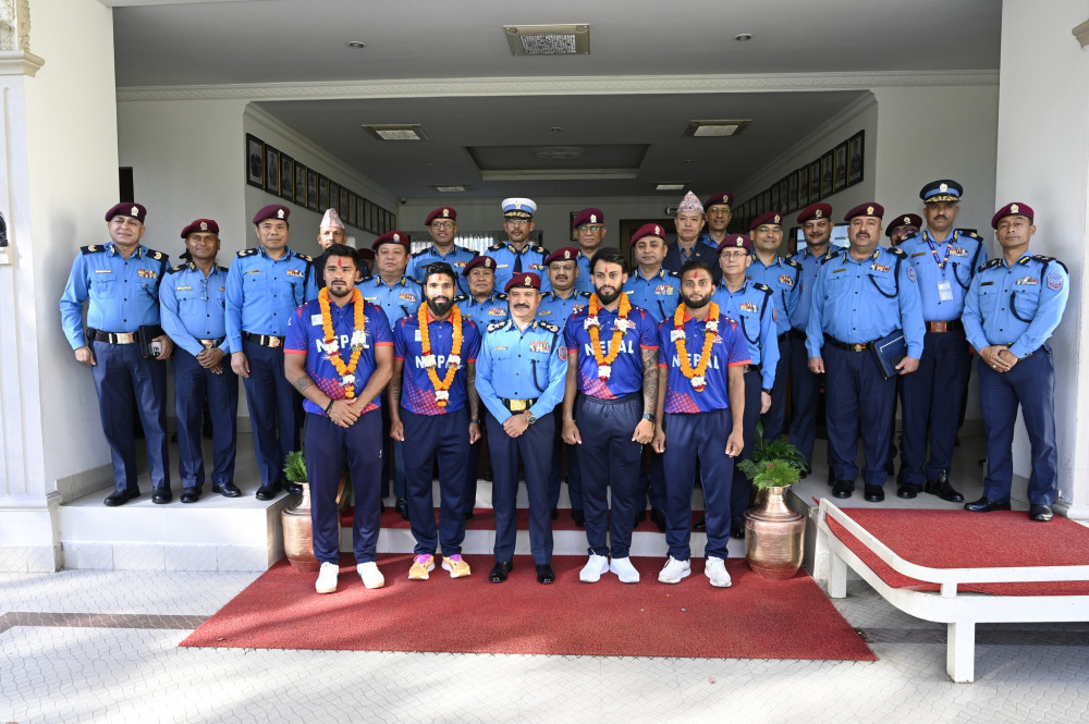 Nepal Police Cricketers Honored: Asian Games