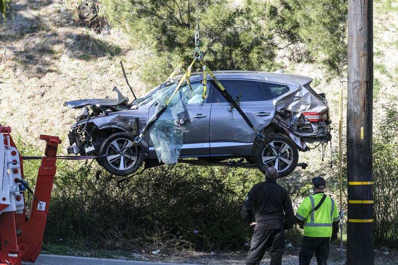 Detectives look at SUV’s ‘black box’ from Tiger Woods crash