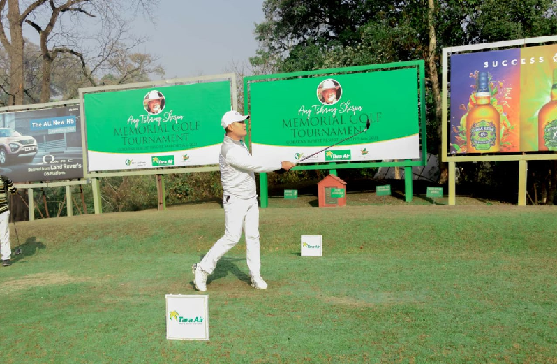 The Second day of Ang Tshiring Sherpa Golf Tournament tees off!