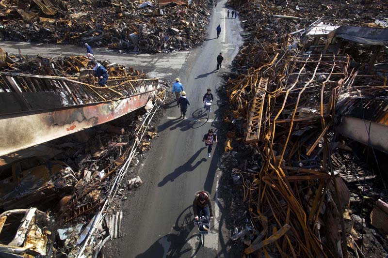 Tsunami scars linger a decade later in Japan