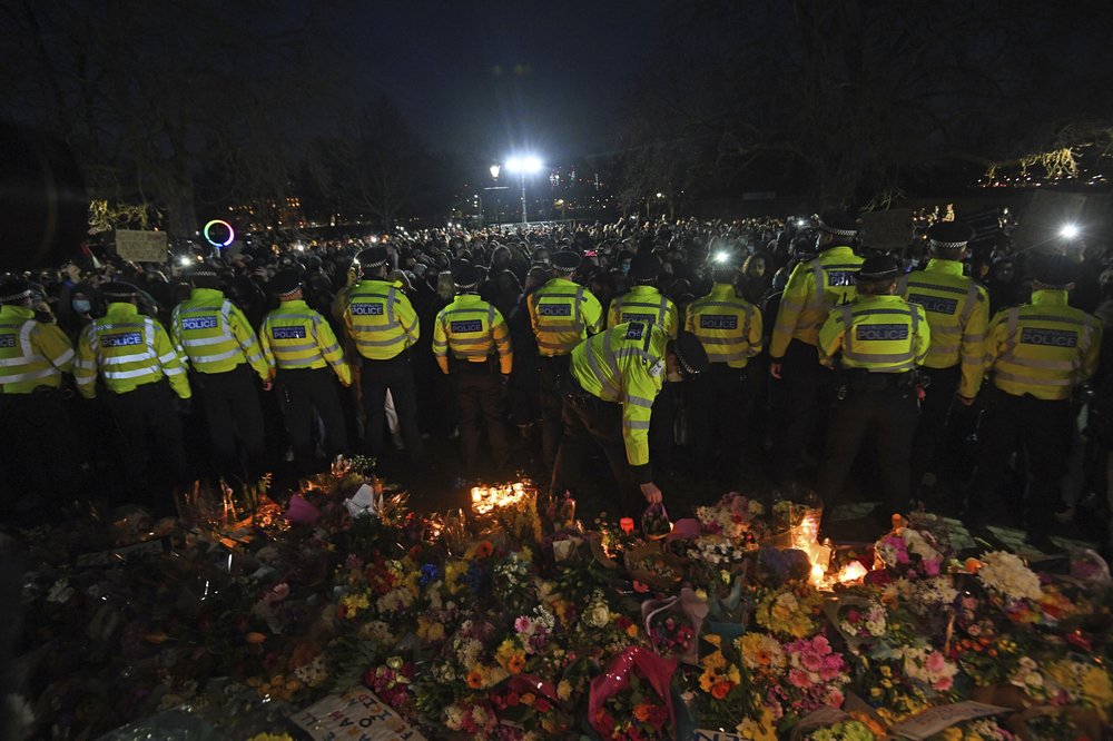 London police under pressure over clashes at women’s protest