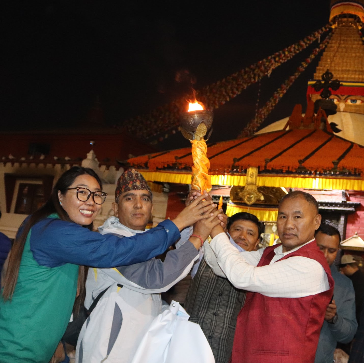 Peace Torch in Kathmandu