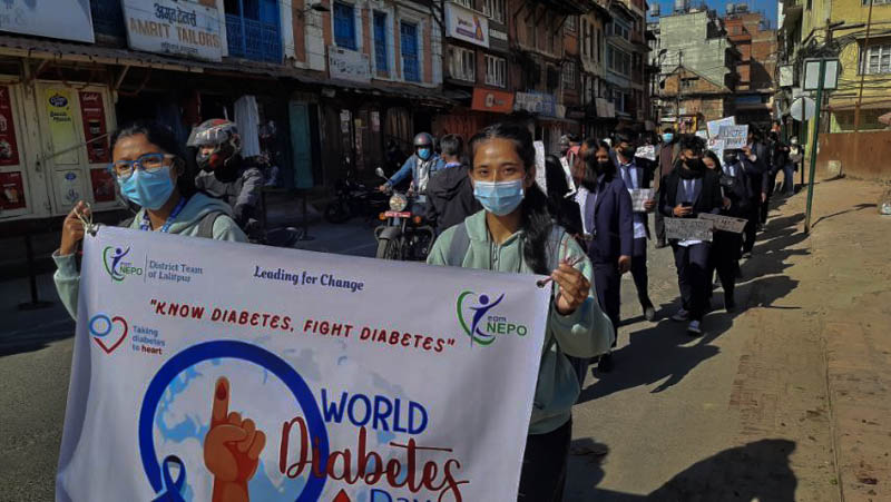 “Know Diabetes, Fight Diabetes”: Peace Rally