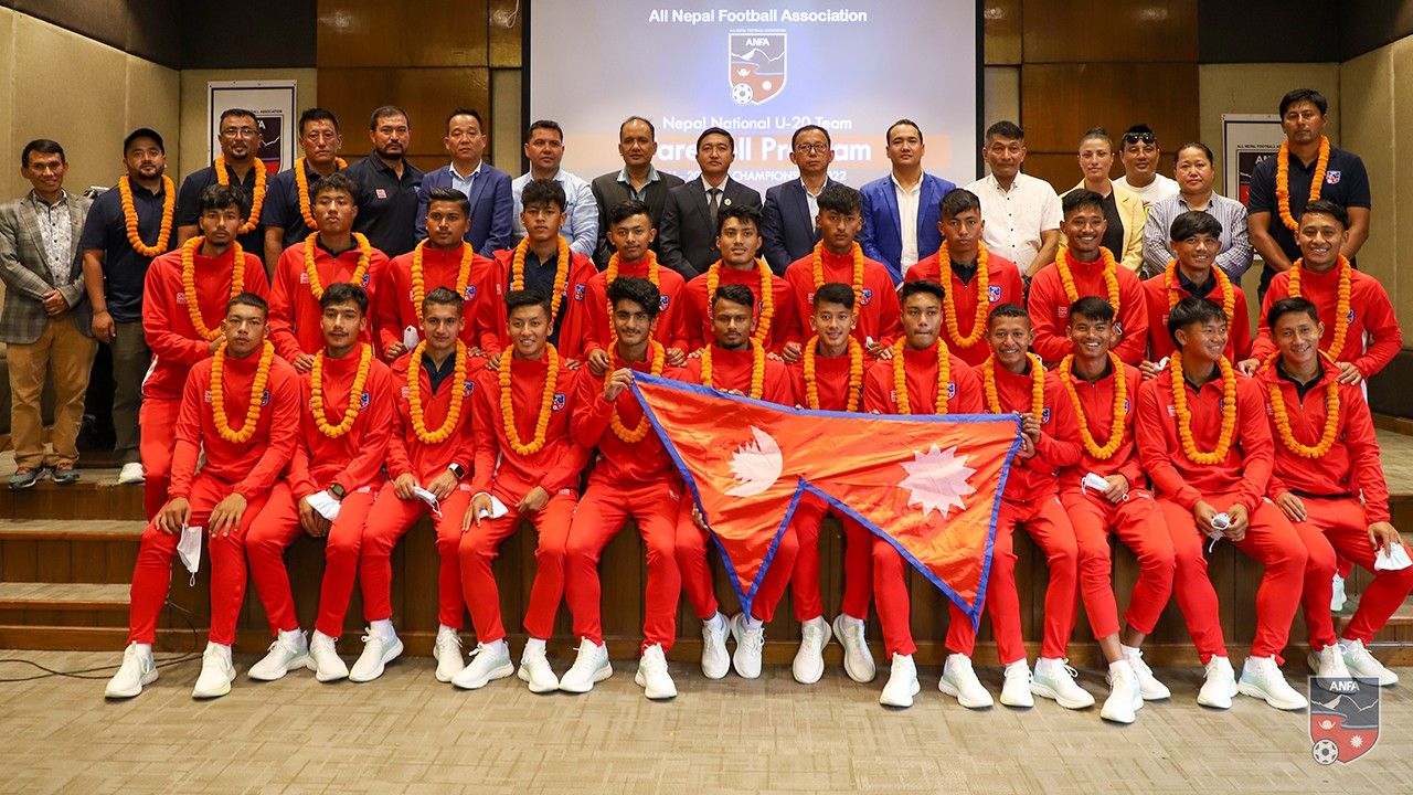 U-20 national team leaving for India