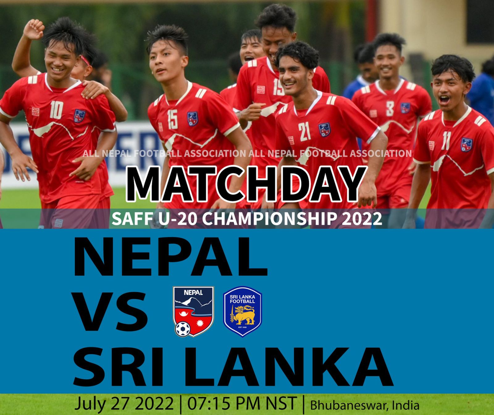 SAFF U20: Nepal vs Sri Lanka