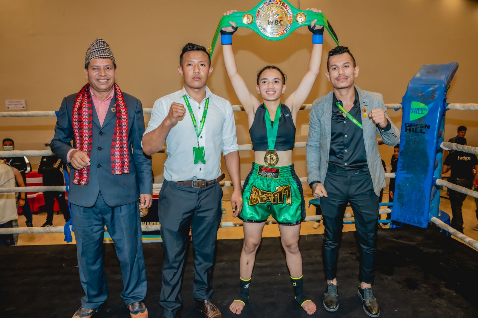 Karishma Karki won the title of WBC Muay Thai