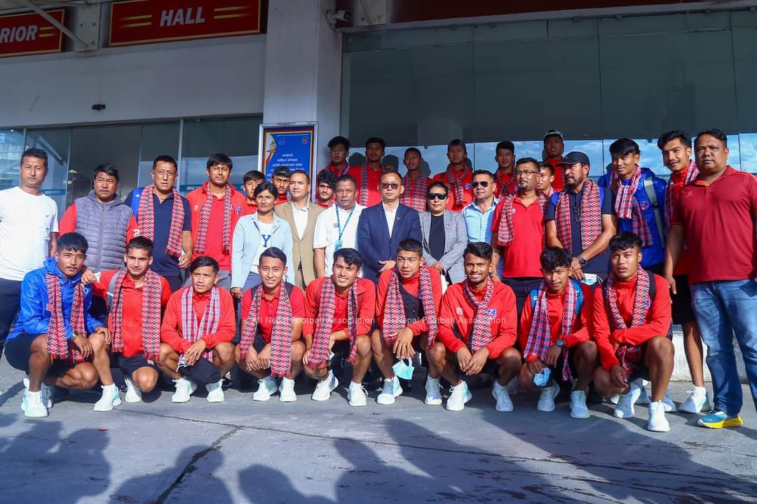 National U-20 Men’s team arrived yesterday from India