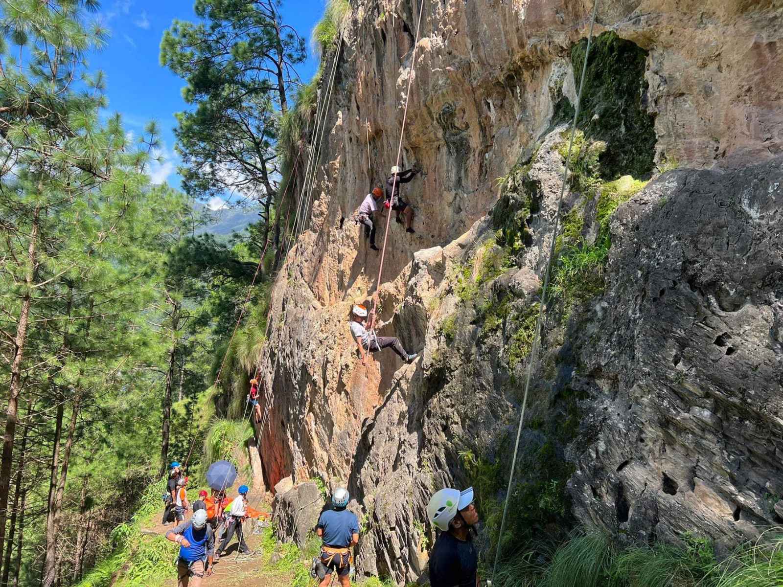 NMIA conducted Rock Climbing Course