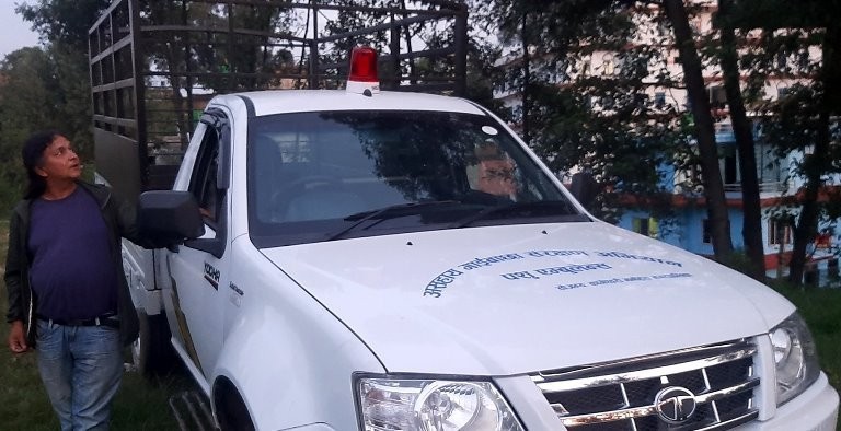 Animal ambulance services started in Kageshwori