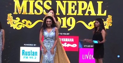 Miss Nepal 2019 in top 10 women entrepreneurs