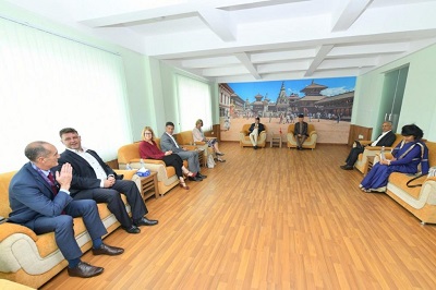 UML chair Oli met ambassadors of different nations