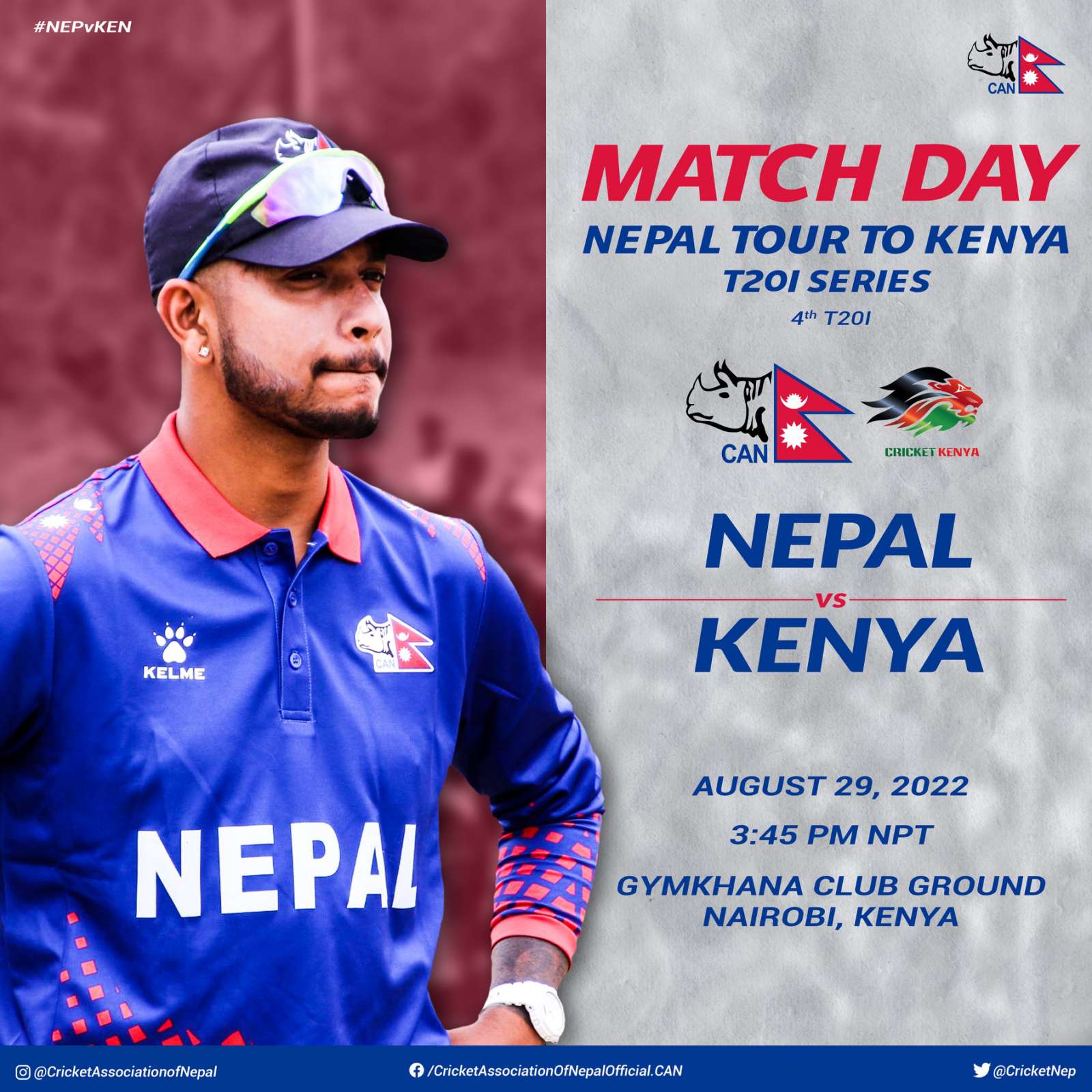 Nepal vs Kenya: Fourth match today