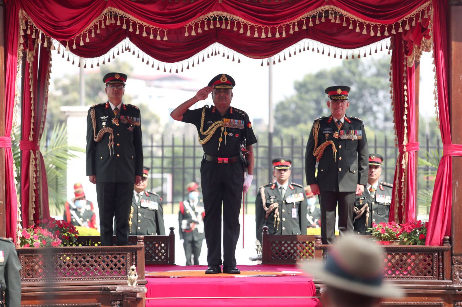 Indian Army Chief Manoj Pandey arrives in Kathmandu