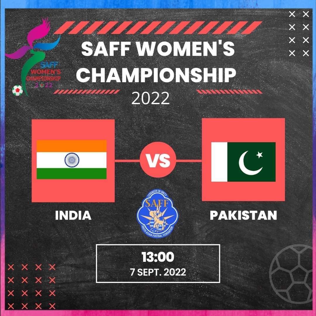 India vs Pakistan in SAFF Women’s