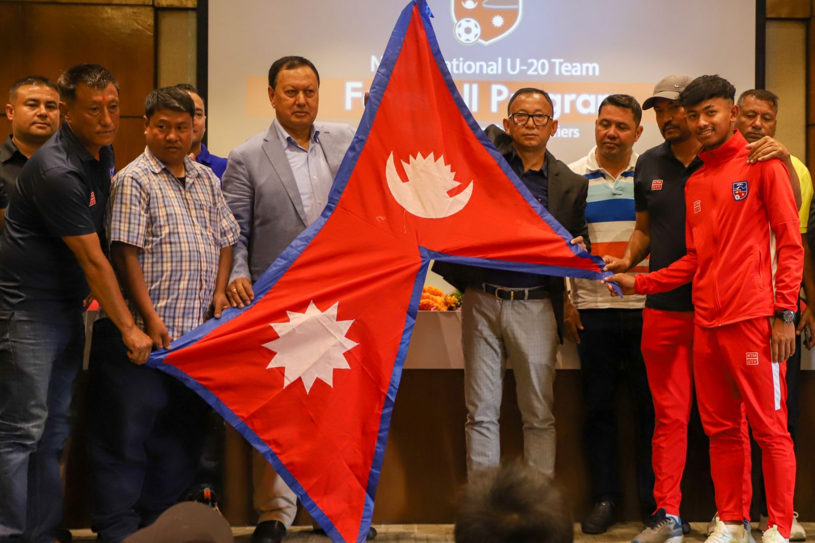 Farewell to the Nepali team playing U20 Asian Cup football