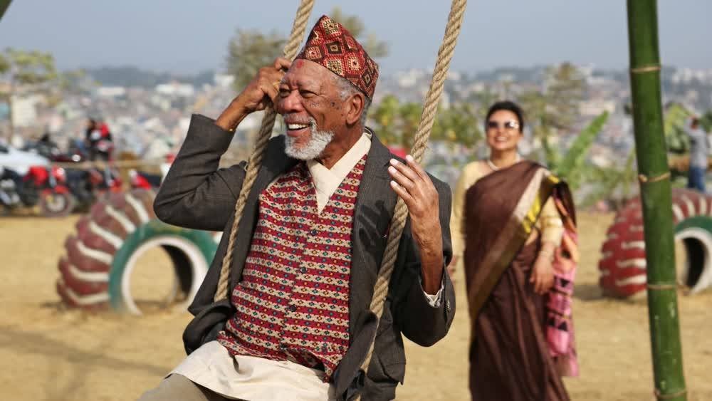 Morgan Freeman remembers celebrating Dashain