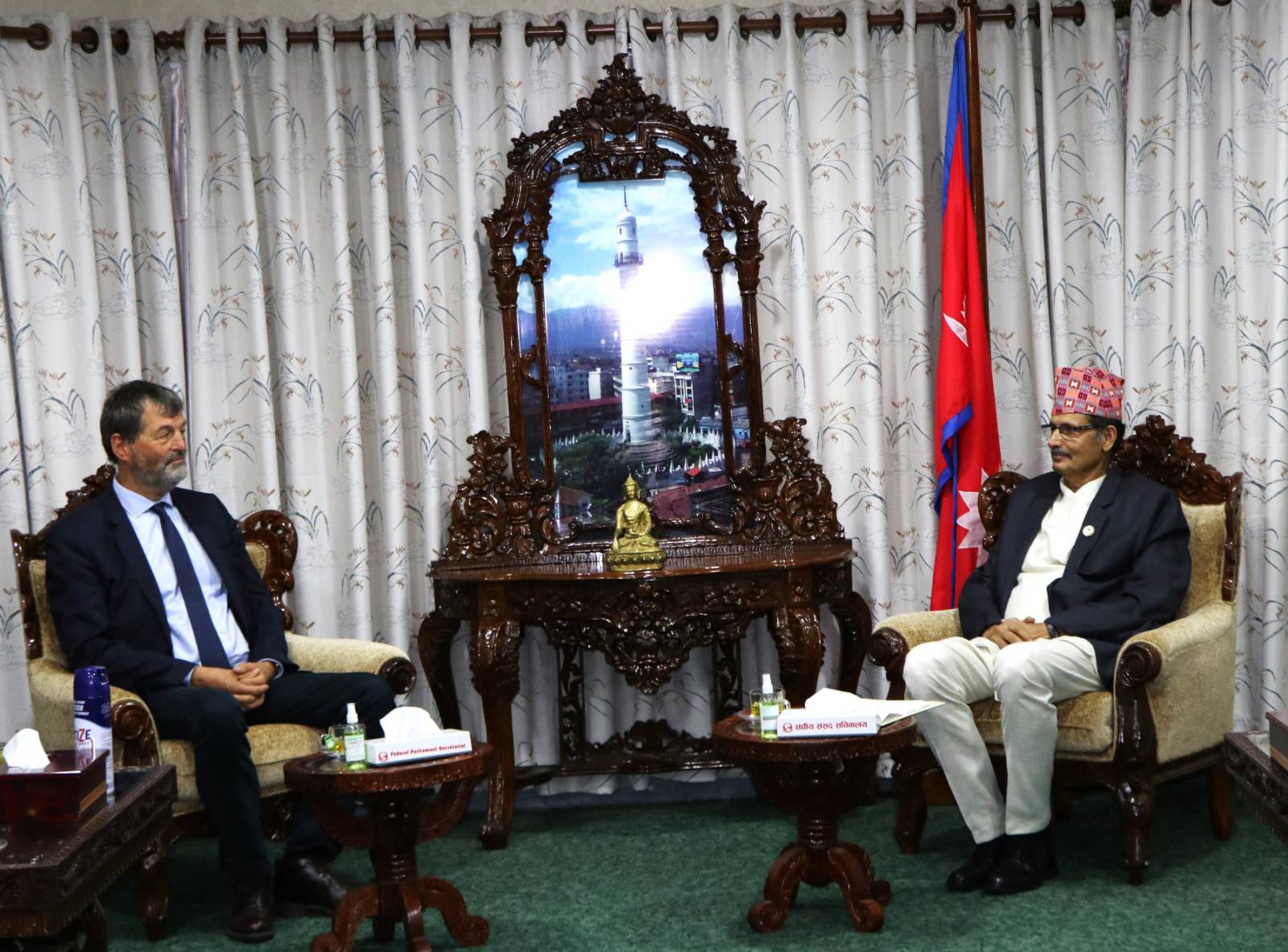 French delegation meets Speaker Sapkota