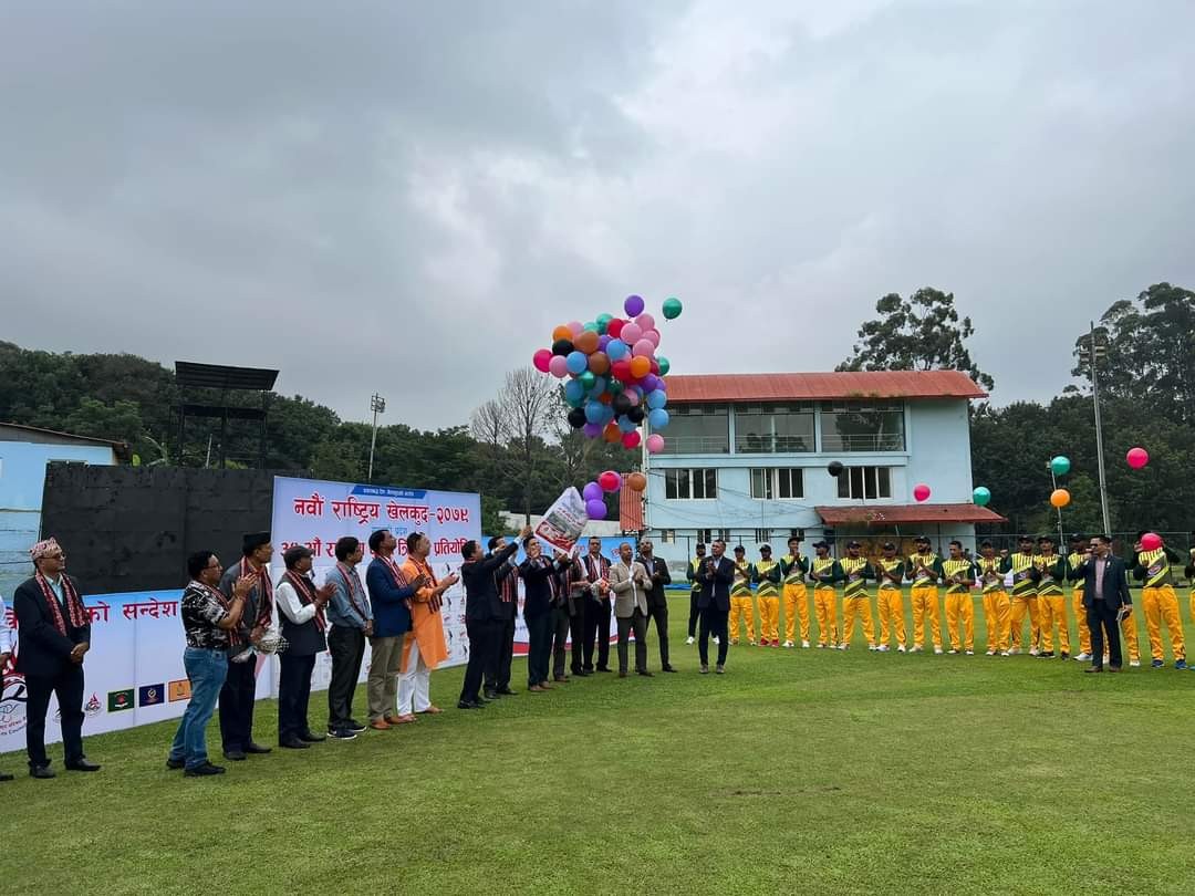 9th National Sports: Cricket tournament starts today