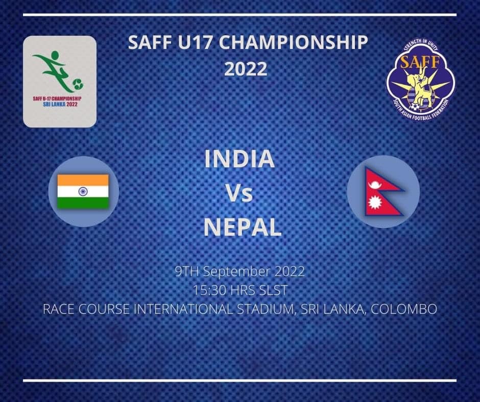 Football match between Nepal and India today